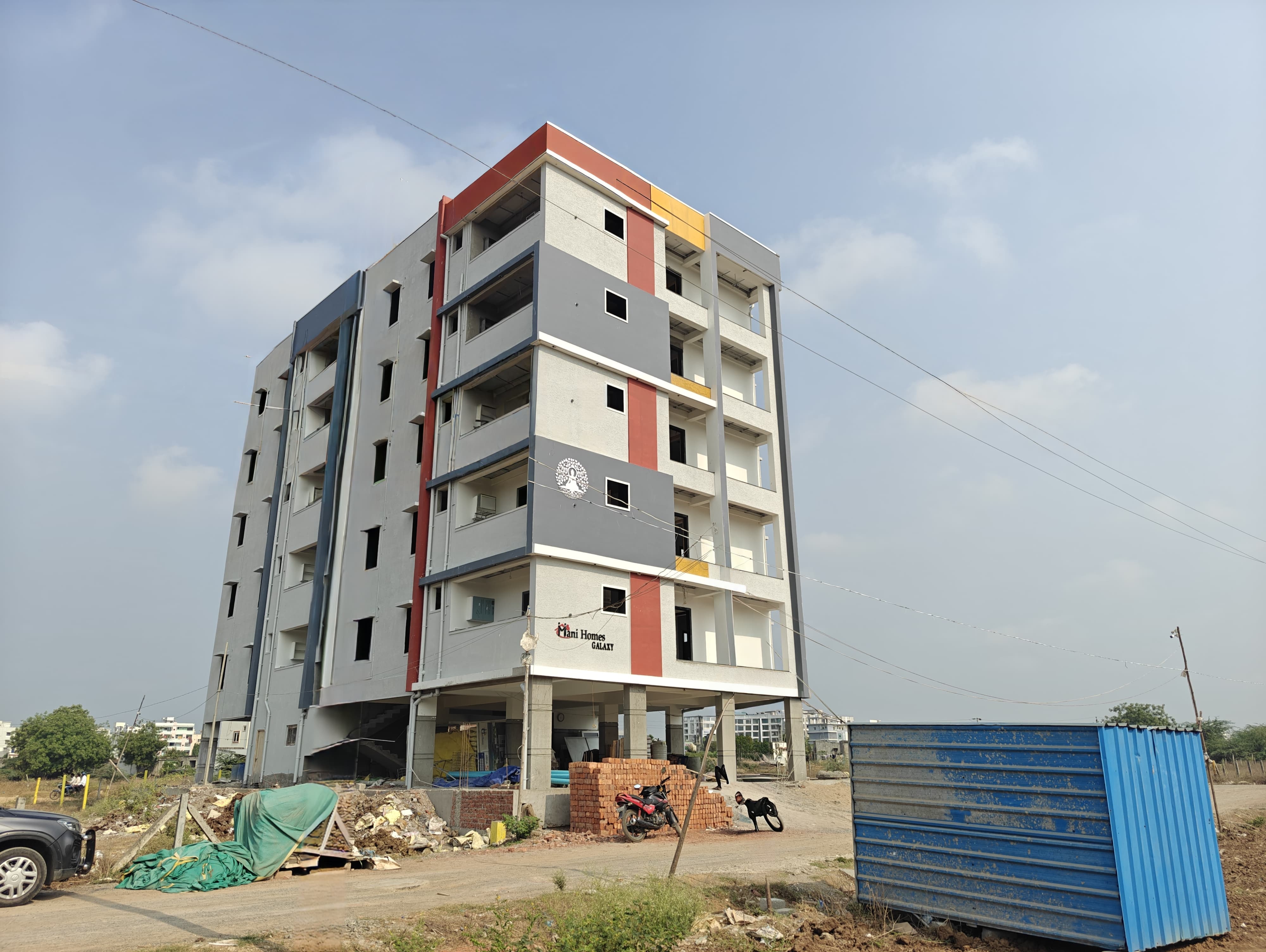 Kitchen in 3 BHK Apartment Guntur