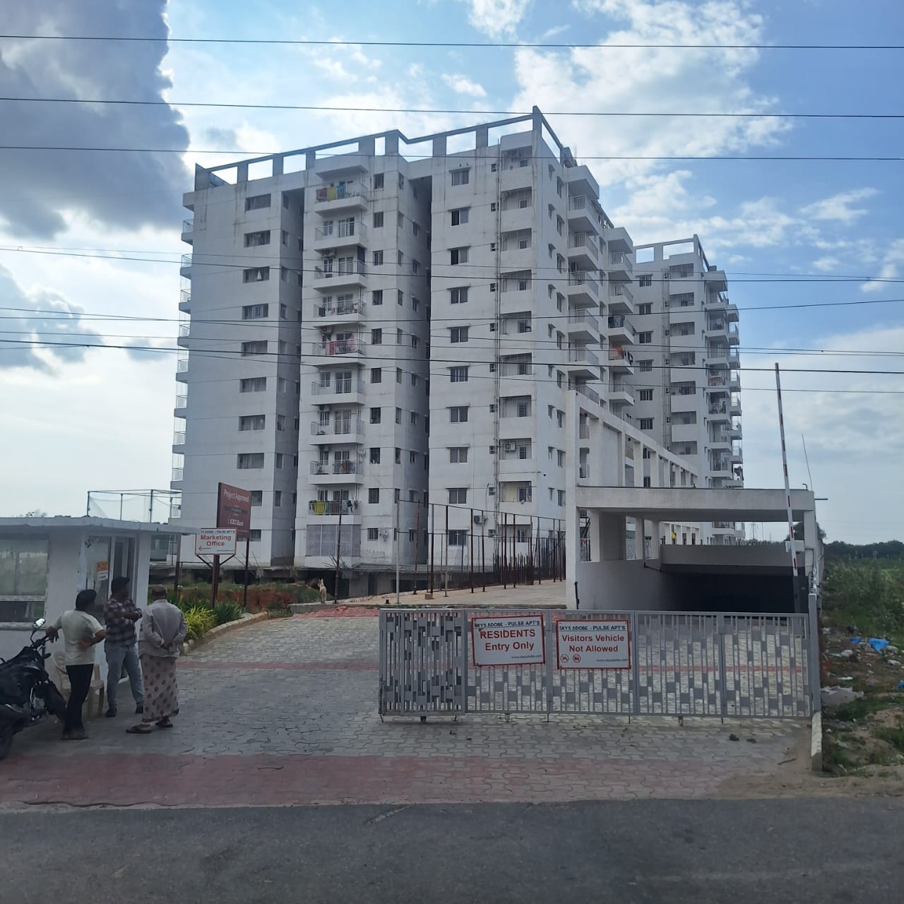 Exterior View of Sky's Adobe Pulse Apartments in Anantapur